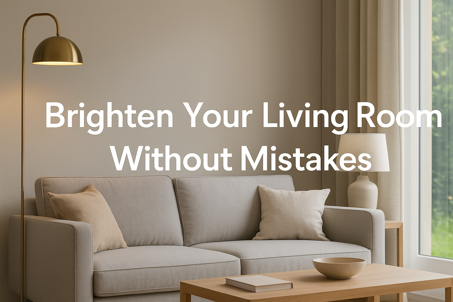 Brighten Your Living Room Without Mistakes: Practical Tips and Tricks