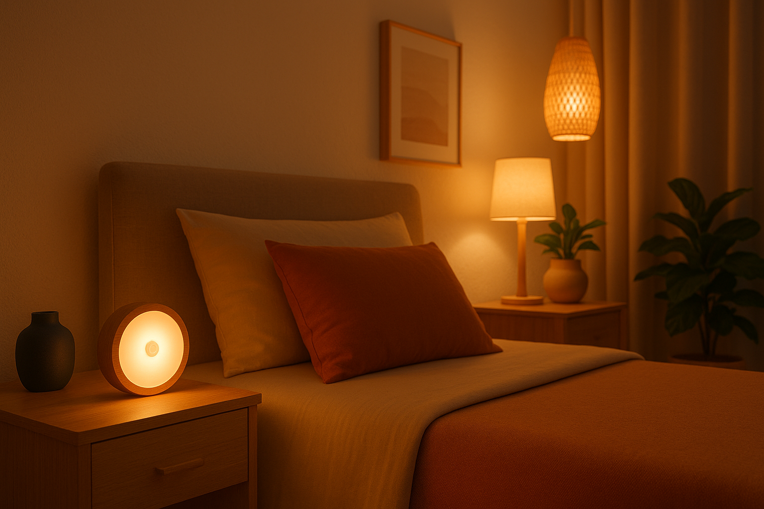 Lighting solutions motion sensor night light ambient warm HTrend