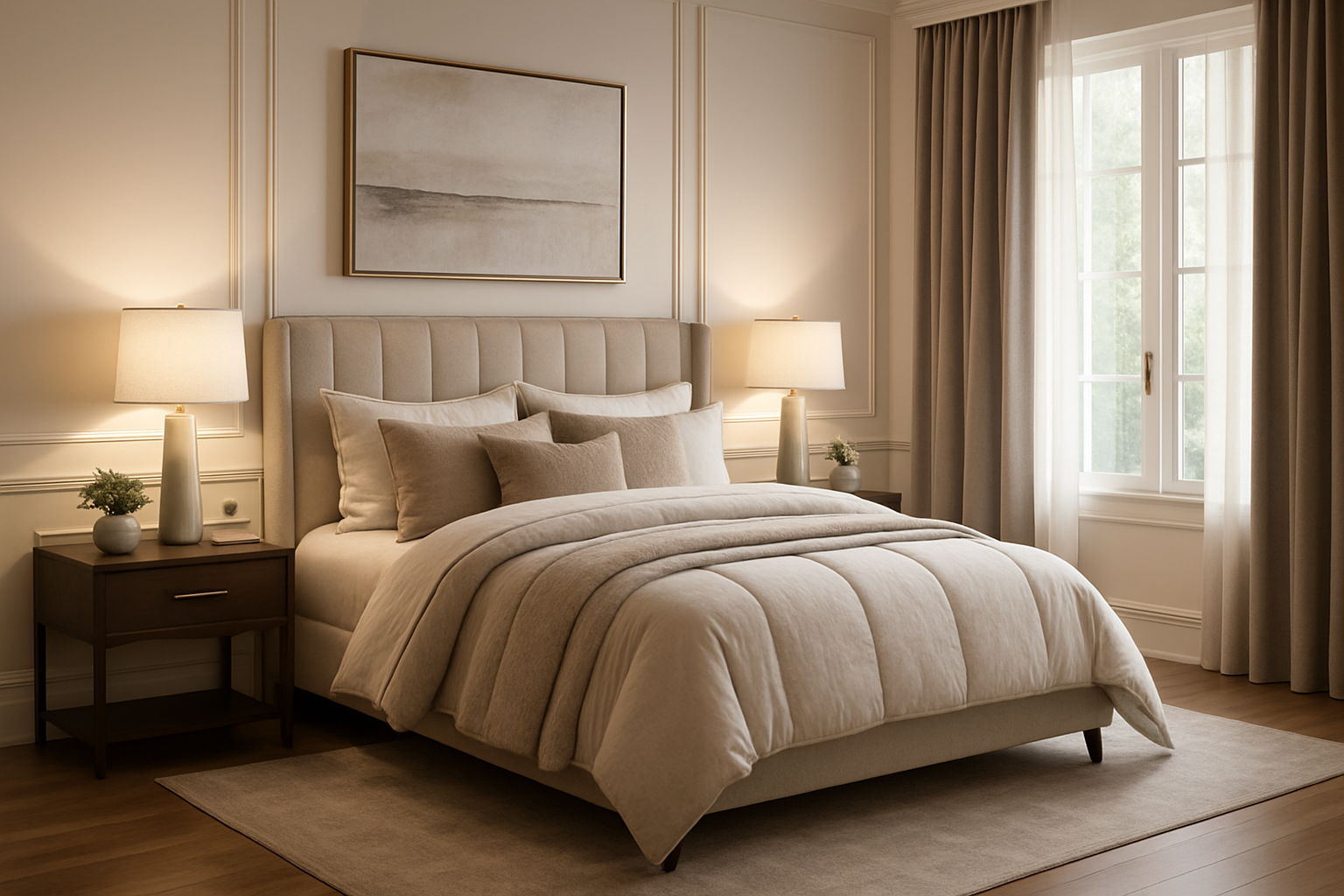 Bedroom essentials comforter night light cozy sanctuary HTrend