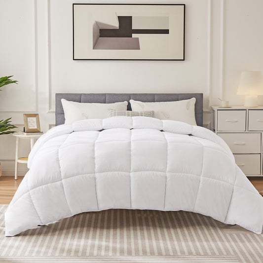 Edredón Ultra Suave de Microfibra con Costura de Caja - Colección HTrend