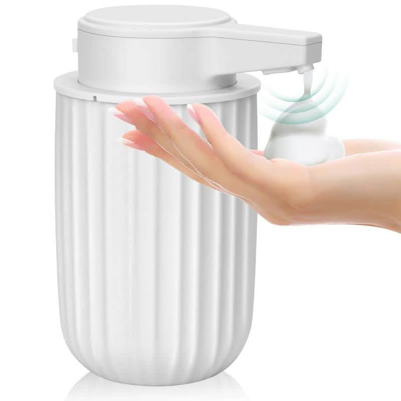 Hands-free soap pump rechargeable battery kitchen use