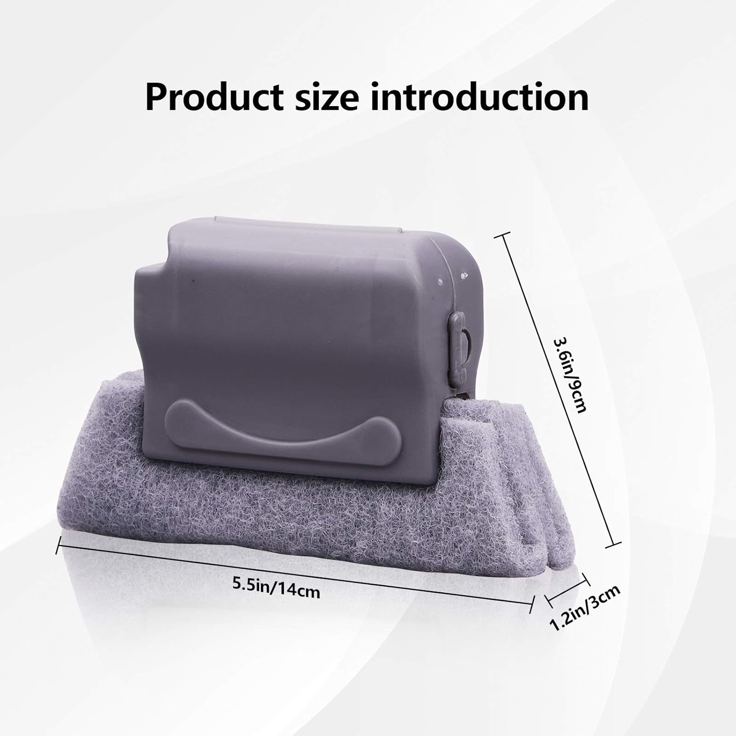 Koishu Magic Window Groove Cleaning Brush, Hand-Held Window Track Cleaner Brushes Tools Set, Sliding Door Track Cleaner, Sill, Tile Lines, Shutter, Car Vents, Keyboard, Small Spaces Clean