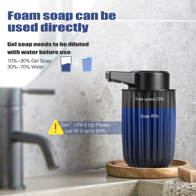 Dispensador Automático de Jabón Blancel – Sin Contacto, Recargable, Bomba Eléctrica de Jabón Manos Libres para Cocina y Baño