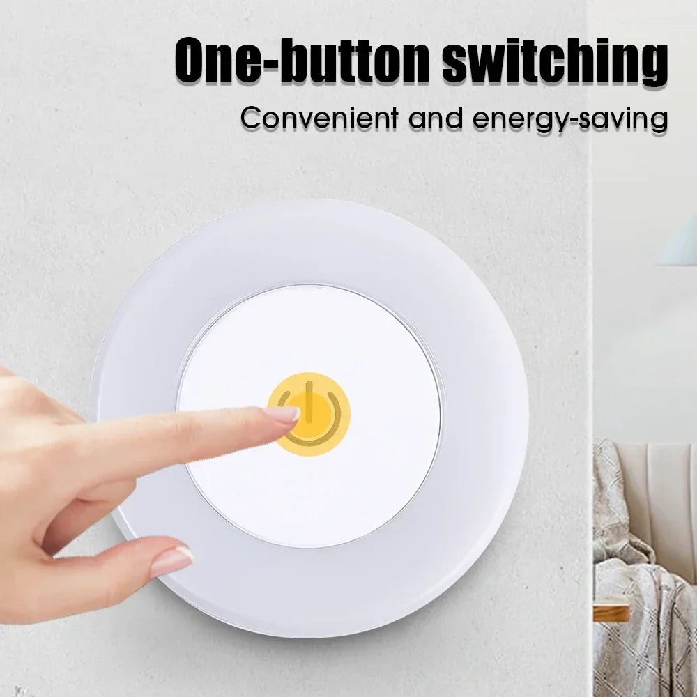 LED Portable Night Light - USB Rechargeable Ambient Lamp