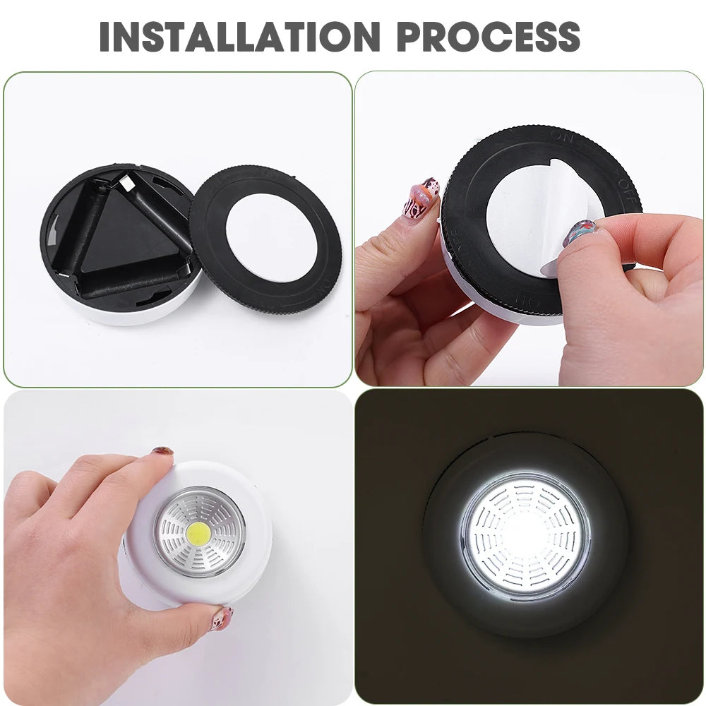 LED Portable Night Light - USB Rechargeable Ambient Lamp