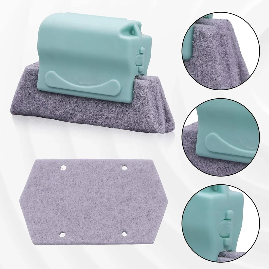 Cleaning Pad Holder with Soft Grip for Easy Use and Replacement.