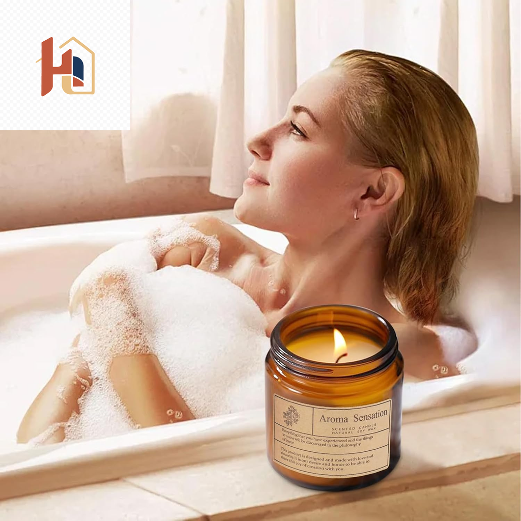 Lavender aromatherapy candle natural ingredients toxin free
